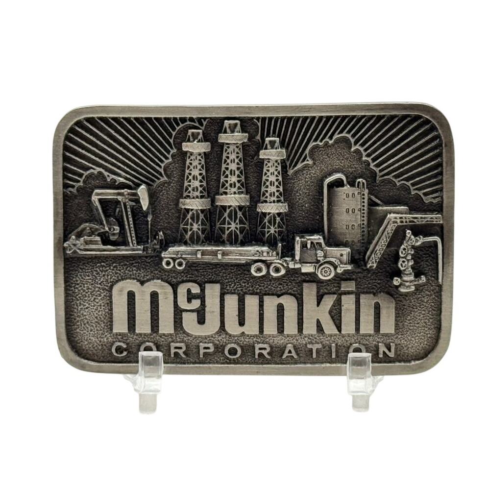 M. Sunkin Corporation Commemorative Service Belt Buckle with Display Case